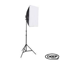 Софтбокс Deep 60x60см с патроном E27 на 4 лампы + стойка LS 303 2